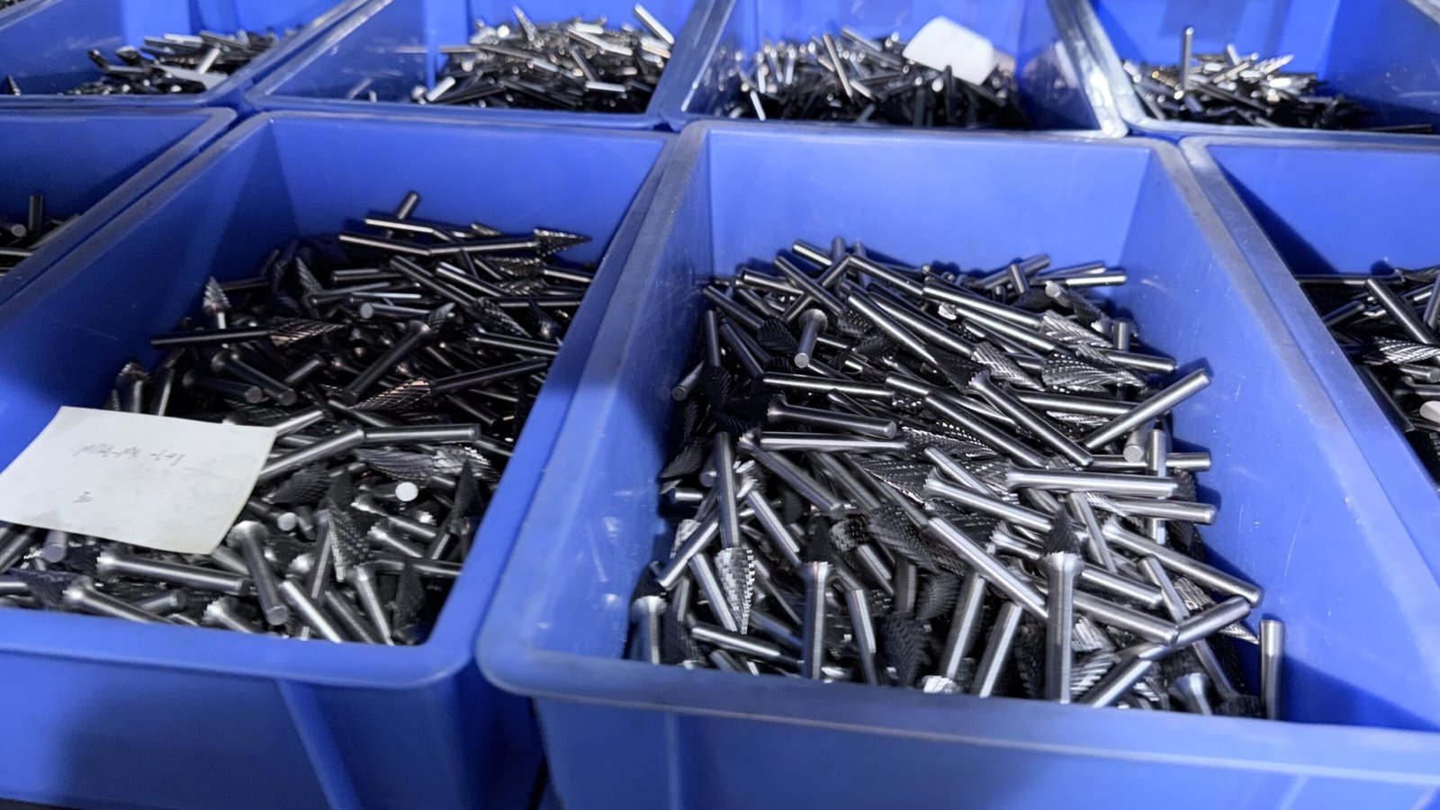 organized carbide burr storage system